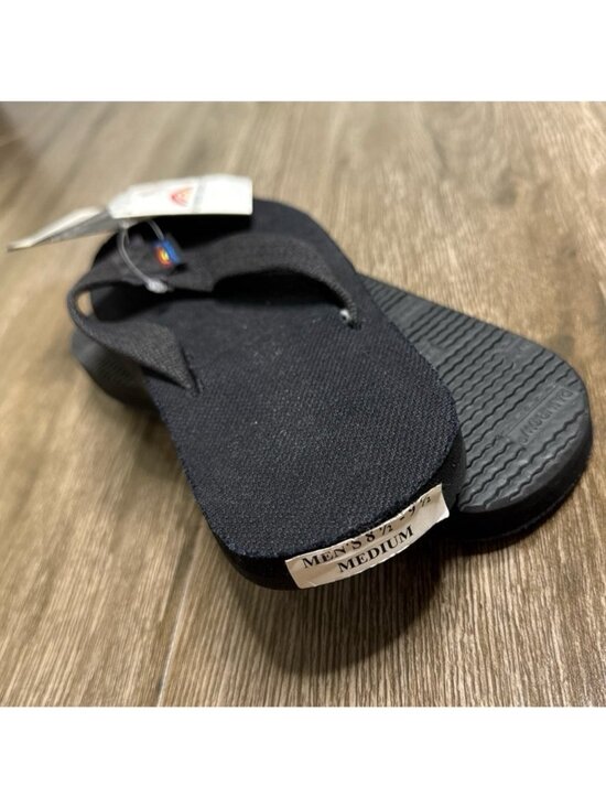 NWT Rainbow Sandals Double Layer Hemp Strap Men\'s 8.5/9.5
